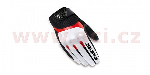 rukavice G-FLASH LADY, SPIDI - Itálie, dámské (bílé/černé/červené)